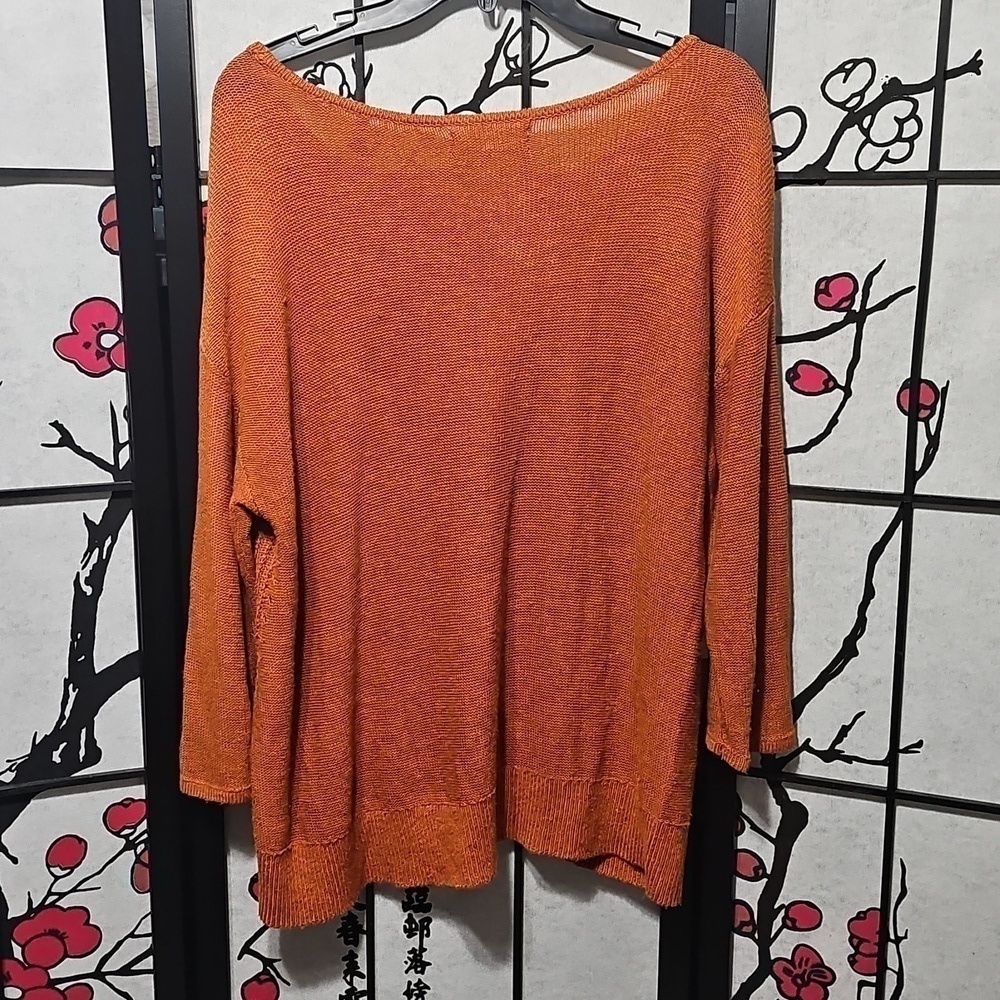 Anthropologie Orange Sweater Size Small‎ - Picture 7 of 8